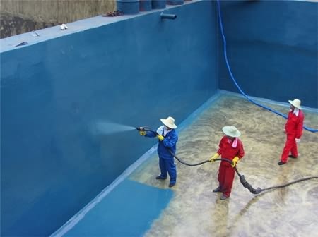 游泳池、污水池聚脲噴涂